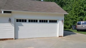 White Garage Doors by All American Overhead in Wendell NC