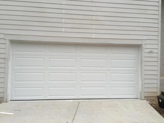 Plain White Garage Door